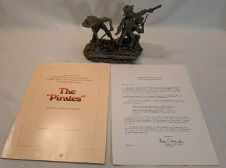 1976 James Ponter Tom Sawyer Fine Pewter Franklin Statue - The Pirates F/sh