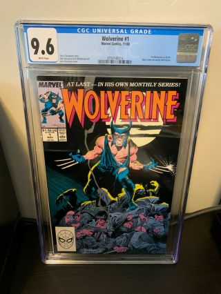 Wolverine 1 (1988) Cgc 9.  6 - Nm,  1st App Of Patch - Key Issue