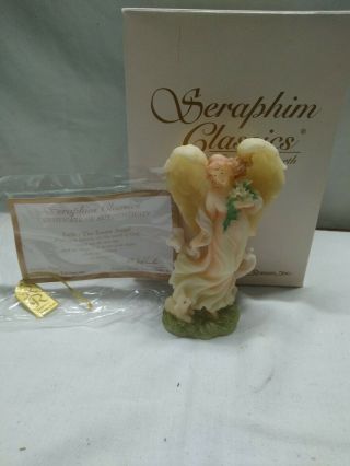 Seraphim Classics Faith Hope And Charity Angel Figurine Mib Limited Edition 8 "