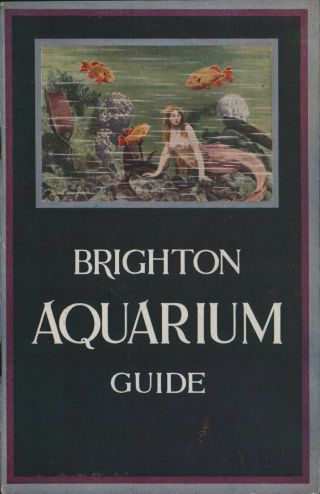 Brighton Aquarium Guide C.  1930s Illustrated E4.  764