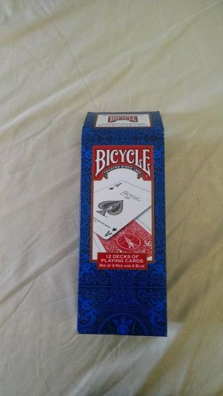 Bicycle 1030648 Poker Size Standard Index Playing Cards,  12 Deck Player 