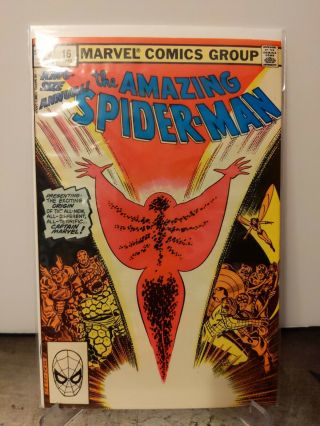The Spider - Man Annual 16,  1st Monica Rambeau - F/vf,  Combined
