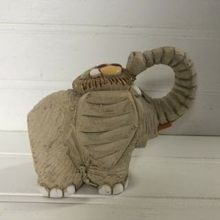 Artesania Rinconada Classic Elephant Figurine Uruguay Art Pottery Handmade