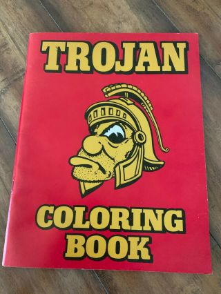 1973 Usc Trojans Coloring Book • John Mckay•tommy Trojan•l.  A.  Coliseum •pac - 8