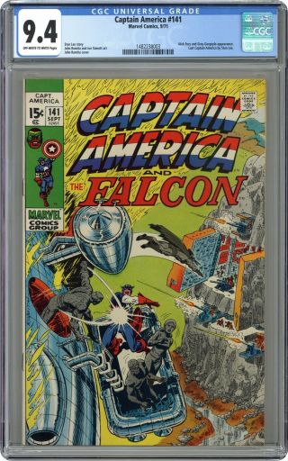 Captain America 141 Cgc 9.  4 1971 1482238003