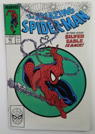 Spiderman 301,  Venom,  Silver Sable Todd Mcfarlane,  Key Issue,