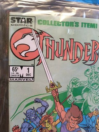Thundercats 3 In 1 Bag Set 1 2 3 RARE 1985 Marvel 1st App.  Star Netflix 2