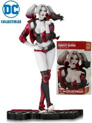 Dc Collectibles Harley Quinn Red White And Black Statue By Stanley " Artgerm " Lau