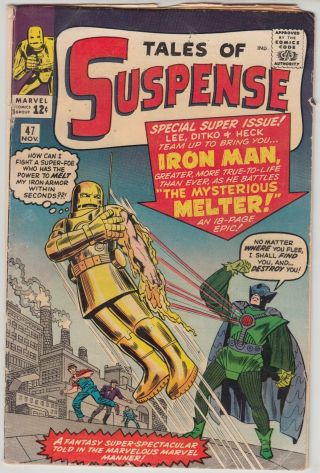 Tales Of Suspense 47,  Marvel Comics 1963,  Vg - /vg
