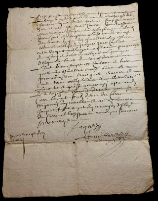 Antique Manuscript 1660