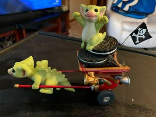 Go Go Getaway Cart Figurine & Cookie Pocket Dragons Real Musgrave W Box