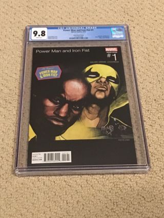 Power Man & Iron Fist 1 Cgc 9.  8 White Pages (hip Hop Variant)