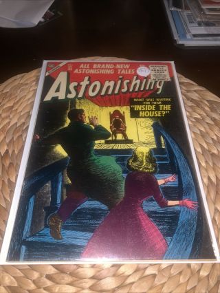 Astonishing Comics 44 1955 - Atlas Horror - Ec Reed Crandall Swipe - F,