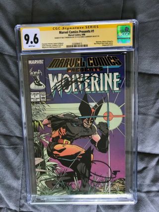 Signed Walt Simonson Chris Claremont 9.  6 Cgc Marvel Comics Presents 1 Wolverine