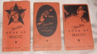 1920s 3 Booklets Howard Thurston 