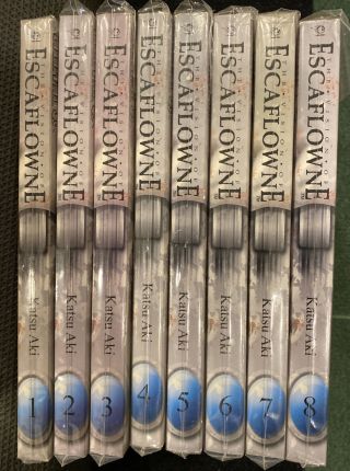 The Vision Of Escaflowne Vol.  1 - 8,  Tokyopop,  Manga.  English.  Oop