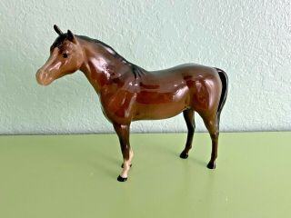 Royal Doulton Racehorse Porcelain Figurine Made In The Uk With Tag 1st Quality