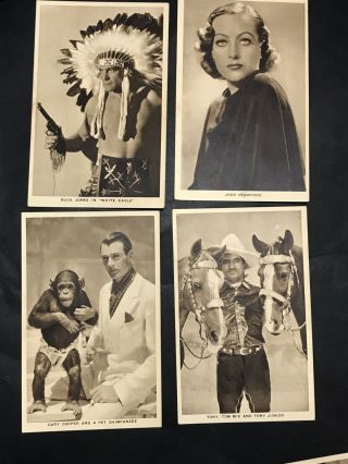 Rare Postcard Set from BOY’S CINEMA WALLET 12 Photos Famous Stars 1932 2