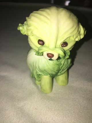 Enesco Home Grown Cabbage Dog Figurine 4002362 Puppy