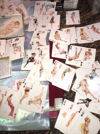 1940’s Alberto Vargas “vargas Girls” Pin Up Playing Cards Comme Vi Comme Ca