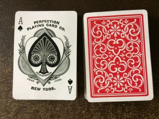 Antique Early Perfection Playing Card Co Playing Cards 52/52