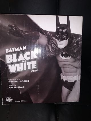 Dc Comics Batman Black & White Statue⭐️marshall Rogers⭐️limited Edition 2500⭐️