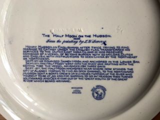 Antique Wedgewood Plate for Colonial Dames of York 