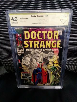 Doctor Strange 169 Ss Roy Thomas 1st Doctor Strange In Title Cbcs 4.  0 Not Cgc