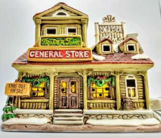 Lefton Colonial Village Twd06336 General Store Lighted Christmas Trader Tom 