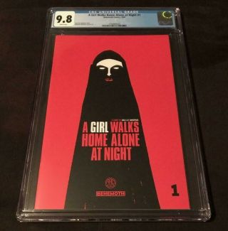 Behemoth Comics A Girl Walks Home Alone At Night 1 Cgc 9.  8 Horror Classic