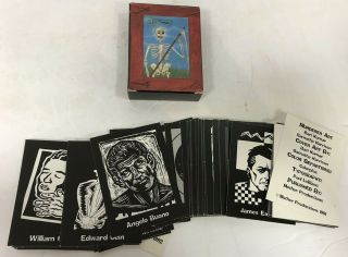 Complete Deck Of 52 Famous Murderers Cards Vintage 1991 Mother Prod.