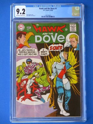 Hawk And Dove 1 - Cgc 9.  2 - Dc 1968 - Premiere Issue Of First Series