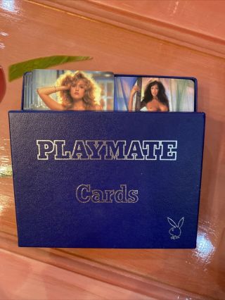 Playboy Playing Cards Double Deck " One Deck Playmate Pinup 1986