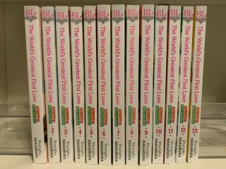The World’s Greatest First Love Volumes 1 - 13 Shungiku Nakamura Yaoi Manga