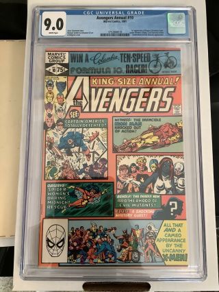 Avengers Annual 10 Cgc 9.  0 1st Appearance Of Rogue & Madelyn Prior