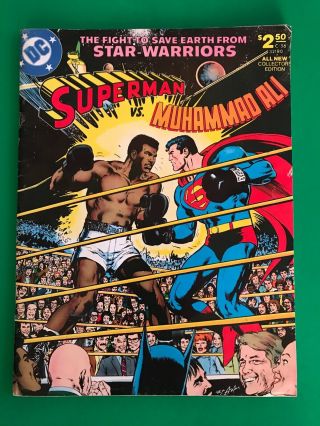 DC SUPERMAN vs MUHAMMAD ALI C - 56 Oversized Series Issue 1978 2