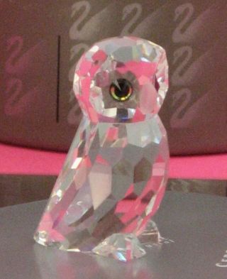 Swarovski Crystal Owlet W/box &