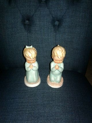 Vintage Goebel Little Girl And Boy Praying Figurines