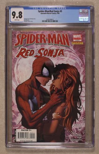 Spider - Man Red Sonja 5 Cgc 9.  8 2008 0339149011