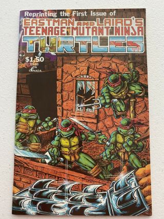 Eastman And Laird’s Teenage Mutant Ninja Turtles Tmnt 1 4th Printing Mirage