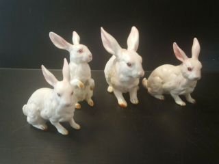 Vintage Easter Lefton Ceramic Bunny Rabbits