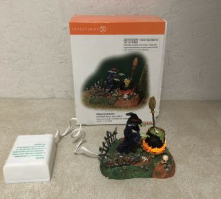 Dept 56 Halloween Village Hocus Pocus Witch Animated Lighted Lit Accessory 52516