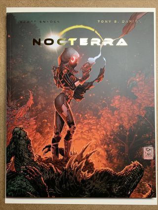 Nocterra 1 Kickstarter Exclusive Soft Cover,  2 Art Prints 1st Appearances