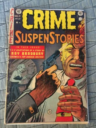 Rare 1953 Ec Golden Age Crime Suspenstories 17 Classic Johnny Craig Cover