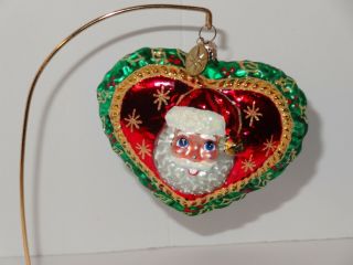 Christopher Radko Santa Heart Of Christmas