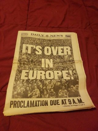 May 8th 1945 York Daily News It 