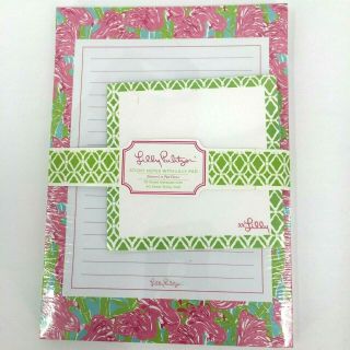 Nwt Lilly Pulitzer Sticky Notes With Lilly Pad List Sticky Pad Fan Dance