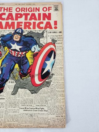 Vintage Marvel Comic Book - Captain America (109) - 3