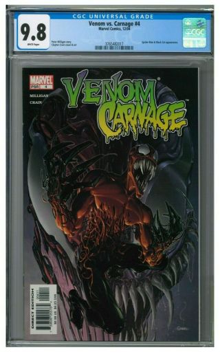 Venom Vs.  Carnage 4 (2004) Toxin Spider - Man Cgc 9.  8 Aa615