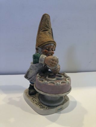 Goebel Co Boy Candy The Confectioner Gnome Porcelain Figurine Well 523 1972 Aa